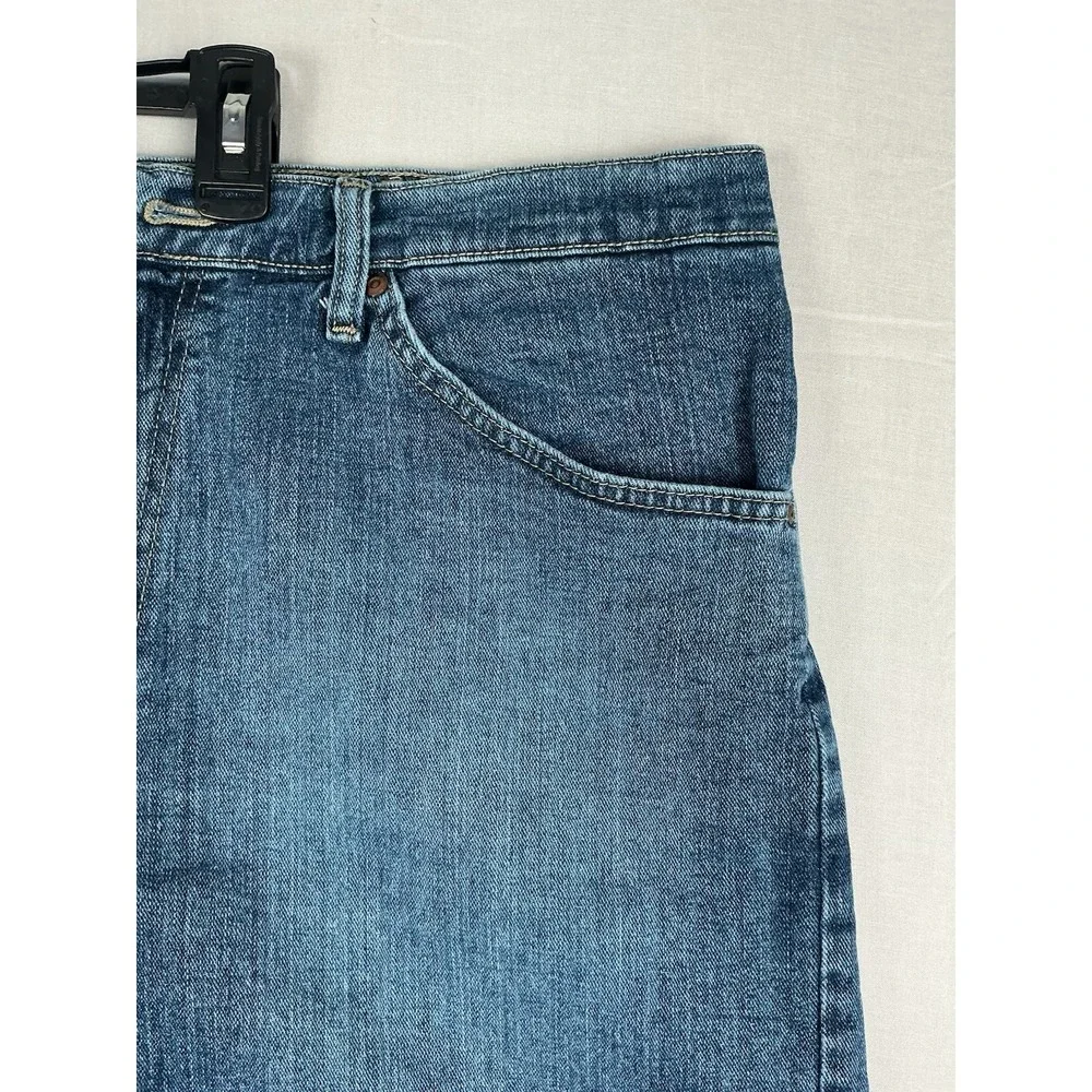 Lee Y2K Denim Shorts Mens 38 Blue Regular Fit Made In Mexico